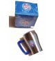 CANECA PRATEADA DE INOX COM TAMPA 350ML  - Bahia